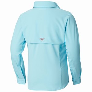 Columbia PFG Tamiami™ Långärmad Tröja Flickor Blå (VFBPW8602)